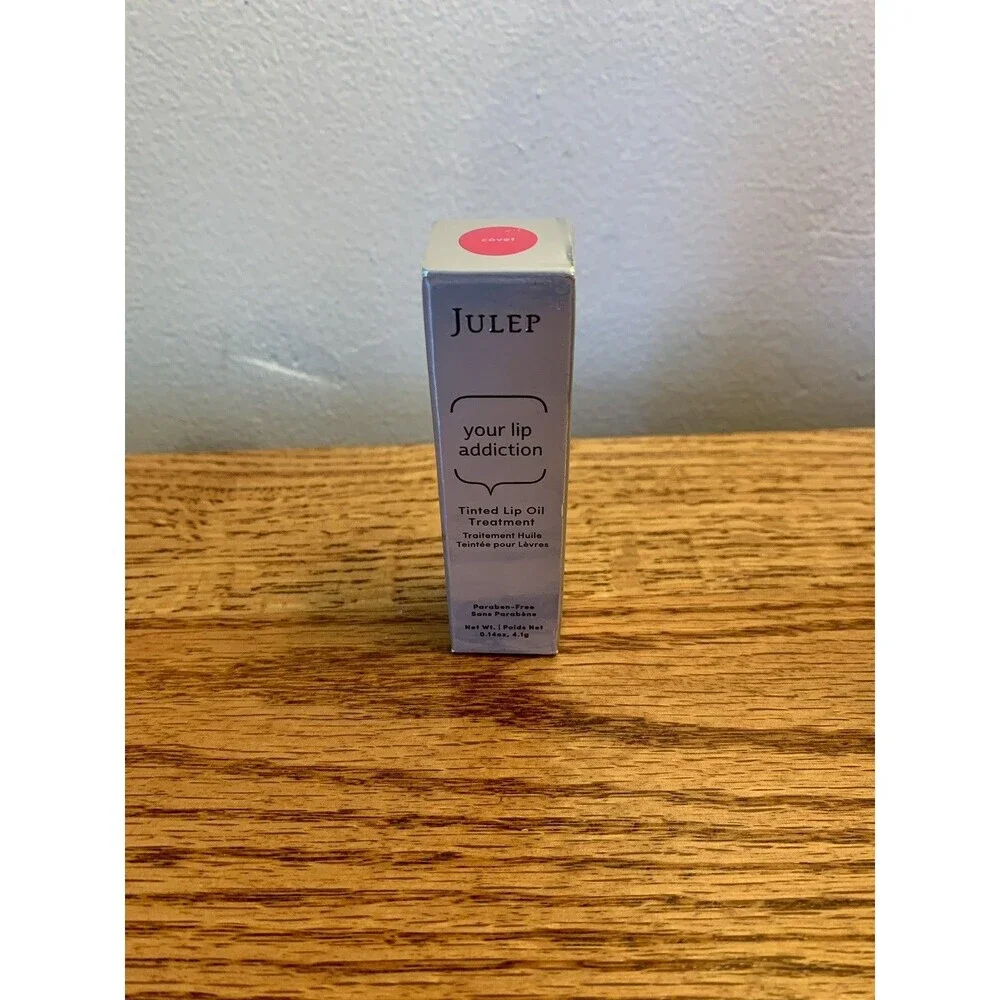 Julep Your Lip Addiction Tinted Lip Oil Treatment COVET (NIB) 0.14 Oz Pink HTF